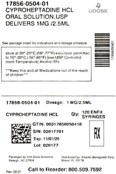 1 (17856 0504 01 Rev. Case Label)
